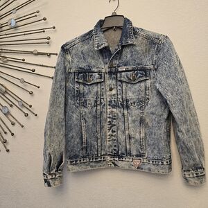 Vintage Guess Georges Marciano Men's Distressed Jacket 80s